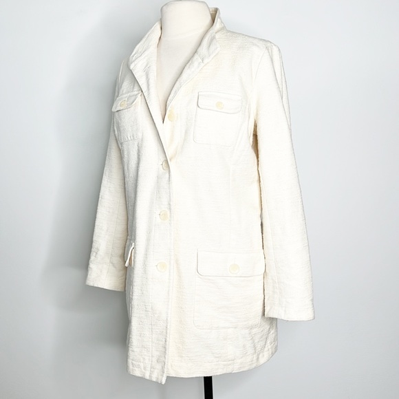 J Jill Cotton Blend Jacket - Picture 13 of 14